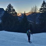 Weekend ski de randonnée avec nuit en forêt (Bauges)
