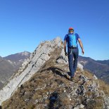 Alpinisme : course d'arête autour de Grenoble (Isère)