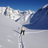 Ski de randonnée dans les Aravis (Haute-Savoie)