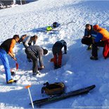 ANENA training: avalanche rescue (Maurienne, Savoie)