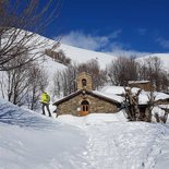 First ski touring tracks in Oisans (Isère)