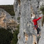 Escalade en Grande Voie Facile en Ardèche