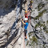 The Aravis via ferrata (Haute-Savoie)