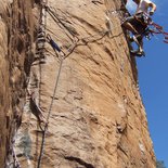 Trad climbing in Tenerife