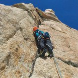 Mountain climbing course: the cracks of Chamonix