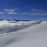 Ski touring and bivouac in tepee (Haute-Savoie)