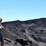Hiking to the Piton de la Fournaise volcano