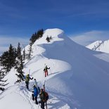 Mini raid à ski de randonnée dans les Alpes du nord