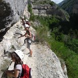 Agnielles gorges via ferrata (Hautes-Alpes)