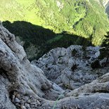 Climbing course in the wilderness (South Vercors)