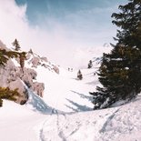Ski touring in the Bornes and Aravis mountains