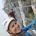 Jules Carret via ferrata (Bauges, Savoie)