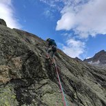 Découverte grande voie d'escalade (Pays de Savoie)