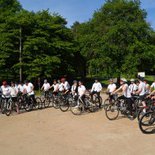 Mountain bike wine rally in Burgundy