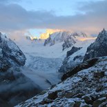 Recherche des cristaux dans le massif du Mont-Blanc
