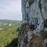 Via ferrata du Roc d'Anglars à Saint-Antonin-Noble-Val