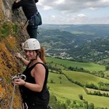 Roqueprins via ferrata in La Canourgue (Lozère)