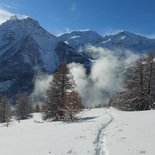 Ski touring in the Hautes-Alpes