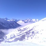 First ski touring tracks in Oisans (Isère)