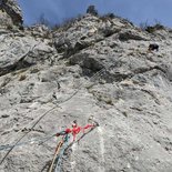 Escalade de grande voie dans le massif du Vercors