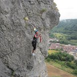 Roche du Mont via ferrata in Ornans (Doubs)