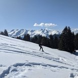 The Grand Mont d'Arêches on snowshoes (Beaufortain, Savoie)