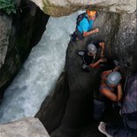 Gorges of Ailefroide via ferrata in Pelvoux (Hautes-Alpes)