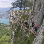 Via ferrata du Roc de Cornillon à Bourdeau (Savoie)