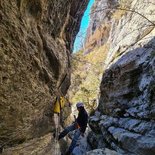 Canyon sec d'Orpierre (Hautes-Alpes)