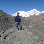 Mountaineering in Bolivia: climbing Illampu