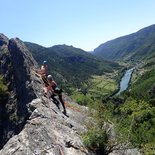 Stage escalade en grande voie - Gorges de la Jonte et du Tarn