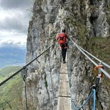 P'tchi via ferrata (Bauges, Savoie)