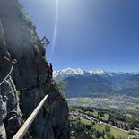 Via ferrata de Curalla à Passy (Haute-Savoie)