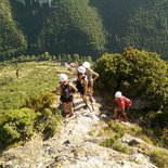 Boffi via ferrata in Millau (Aveyron)