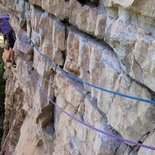 Initiation to multi pitch route climbing (Hautes-Alpes)
