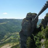 Rochefort via ferrata in Florac (Lozère)