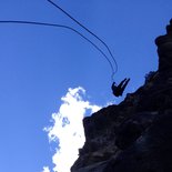 Multi pitch route climbing in Ailefroide (Écrins, Hautes-Alpes)