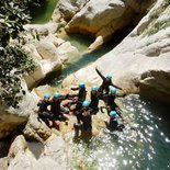 Gorges of Galamus canyon (Eastern Pyrenees)