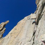 Mountain climbing course: the cracks of Chamonix