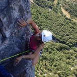 Multi-pitch climbing around Montpellier