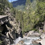 Via ferrata de la cascade du vallon de Bérard (Vallorcine)