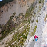 "Discovery" multi pitch climbing route (Savoie Mont Blanc)