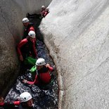 Canyoning: Chassezac gorges full descent (Cévennes)