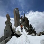 Mountaineering outing in the Alps or Pyrenees