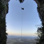 Pic Saint-Loup "hike-abseil" at full moon (Hérault)