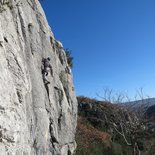 Escalade en Falaise en Ardèche