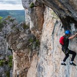 Liaucous via ferrata (Tarn gorges, Aveyron)