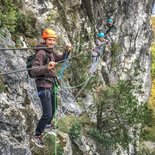 Grenoble via ferrata "Les prises de la Bastille" (Isère)