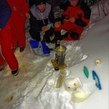 Snowshoeing and fondue evening in Albiez (Maurienne)