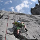 Rock climbing course around Briançon (Hautes-Alpes)